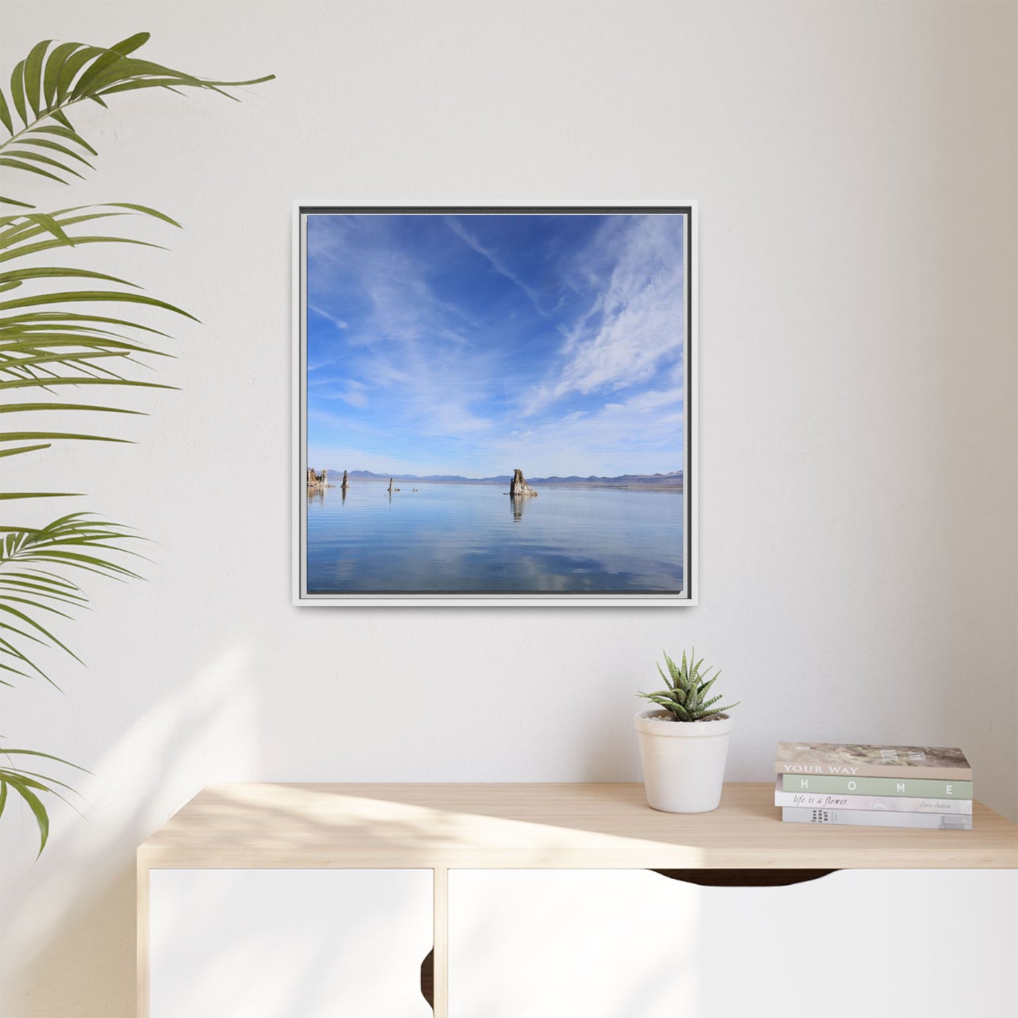 Whispers of Stillness - Unique Stretched Canvas Wall Art