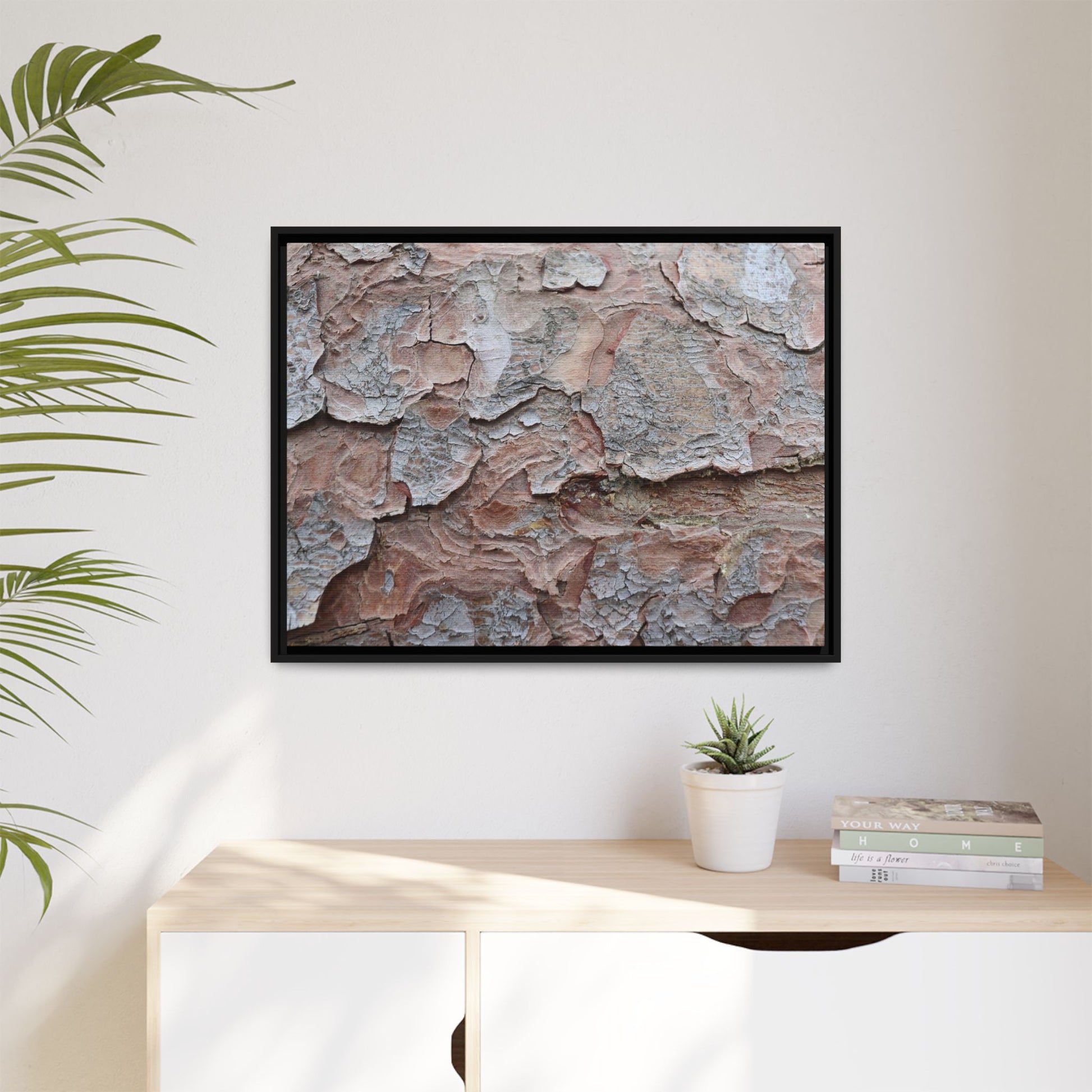 Flaking Serenity - Unique Stretched Canvas Wall Art - Art By Earth