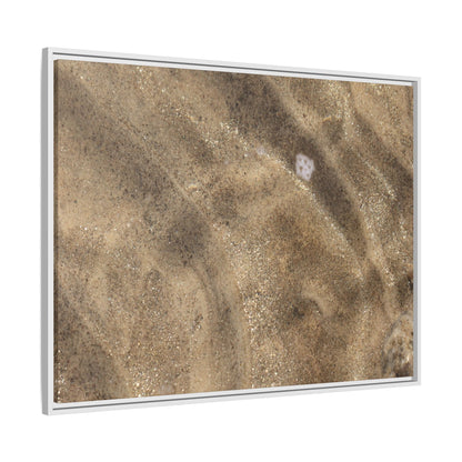 Underwater Sand Exploration - Unique Stretched Canvas Wall Art - Art By Earth