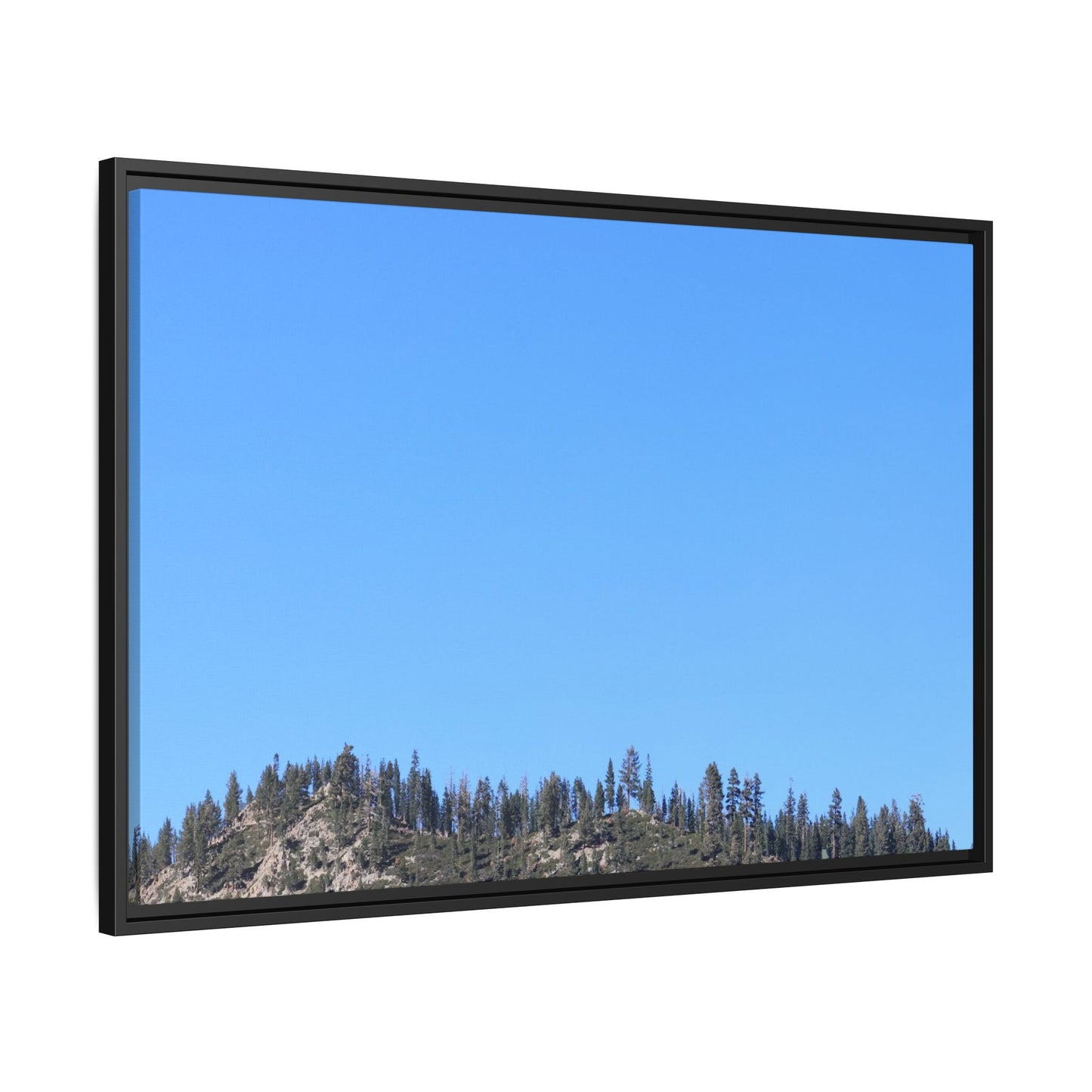 Blue Silence - Unique Stretched Canvas Wall Art