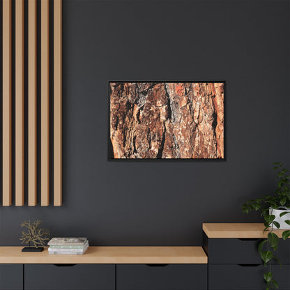 Nature's Rugged Canvas - Unique Stretched Canvas Wall Art
