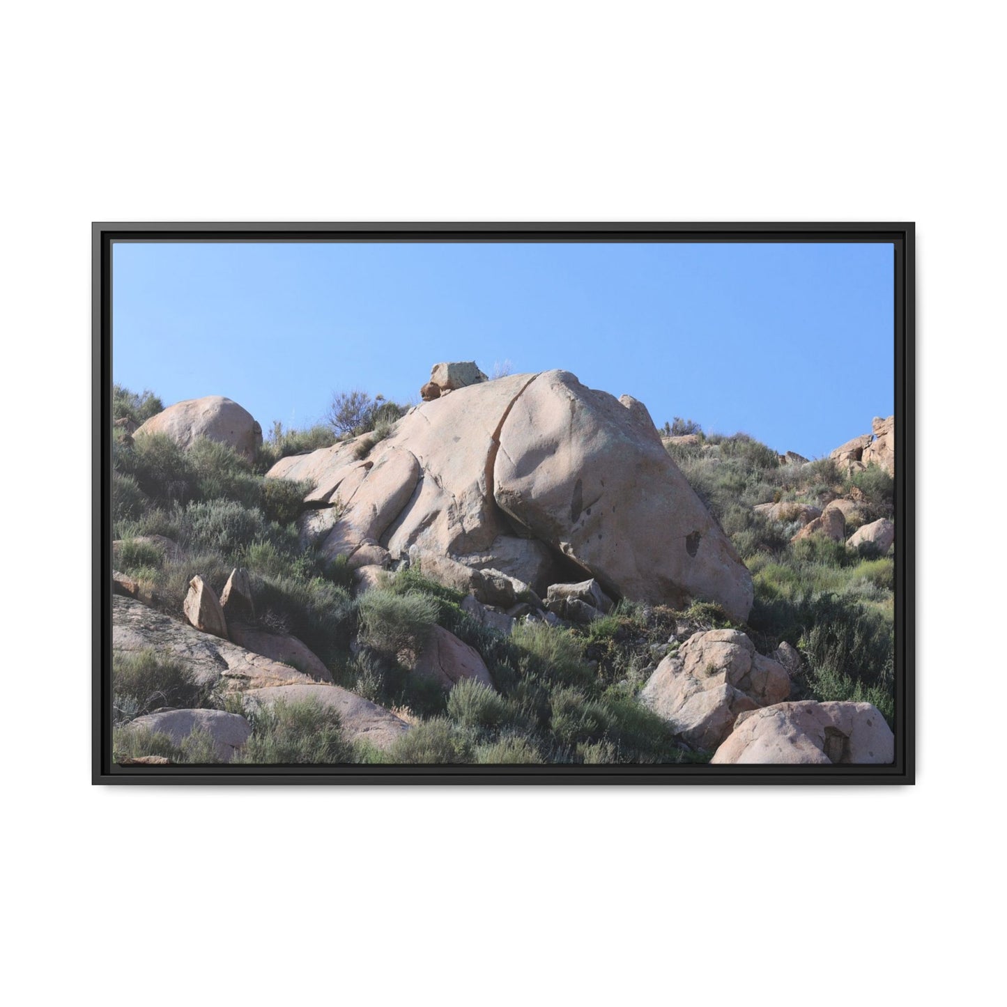 Ancient Stone Landscape - Unique Stretched Canvas Wall Art - Art By Earth