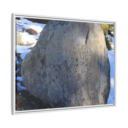 Glacial Solitude - Unique Stretched Canvas Wall Art