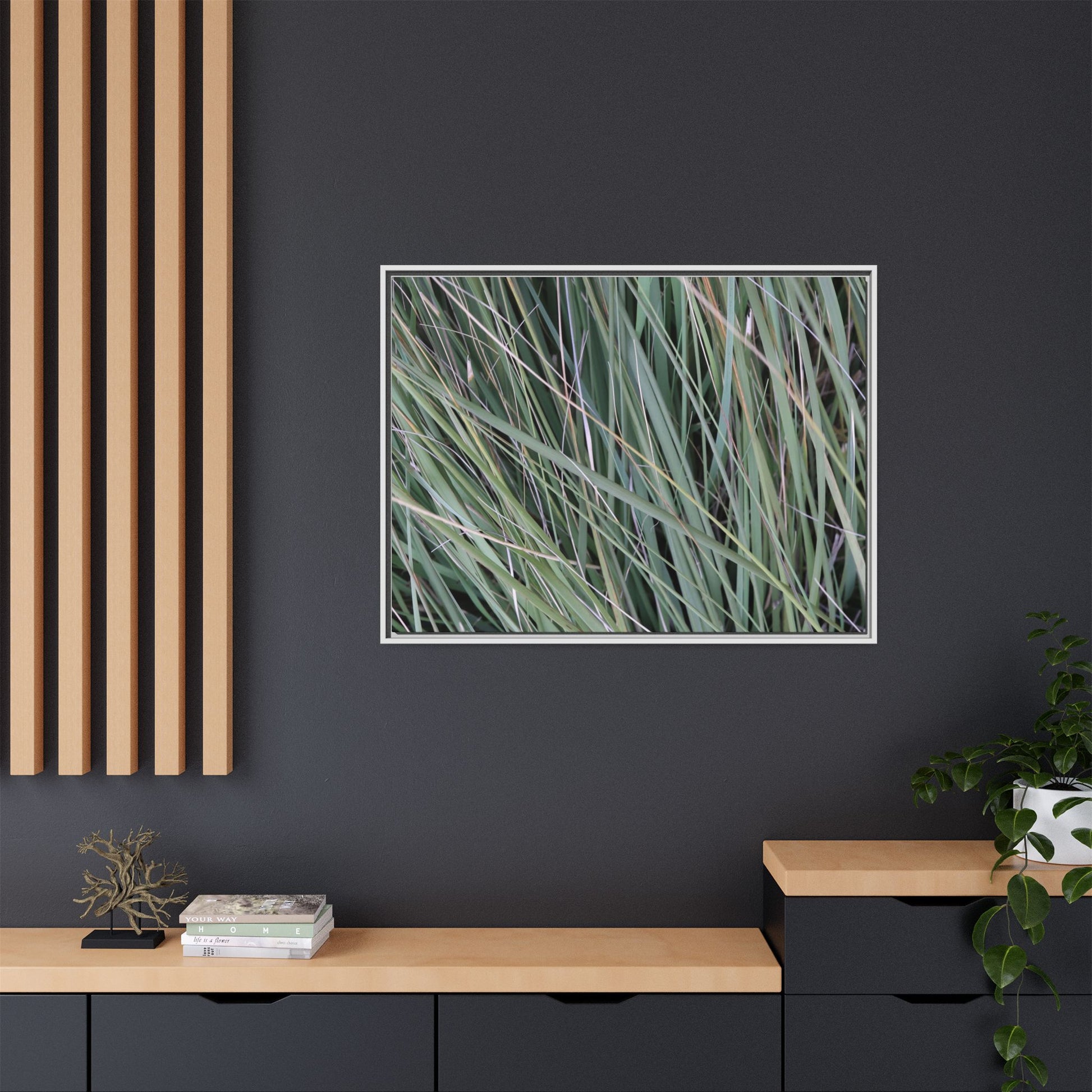 Grassland Symphony - Unique Stretched Canvas Wall Art - Art By Earth
