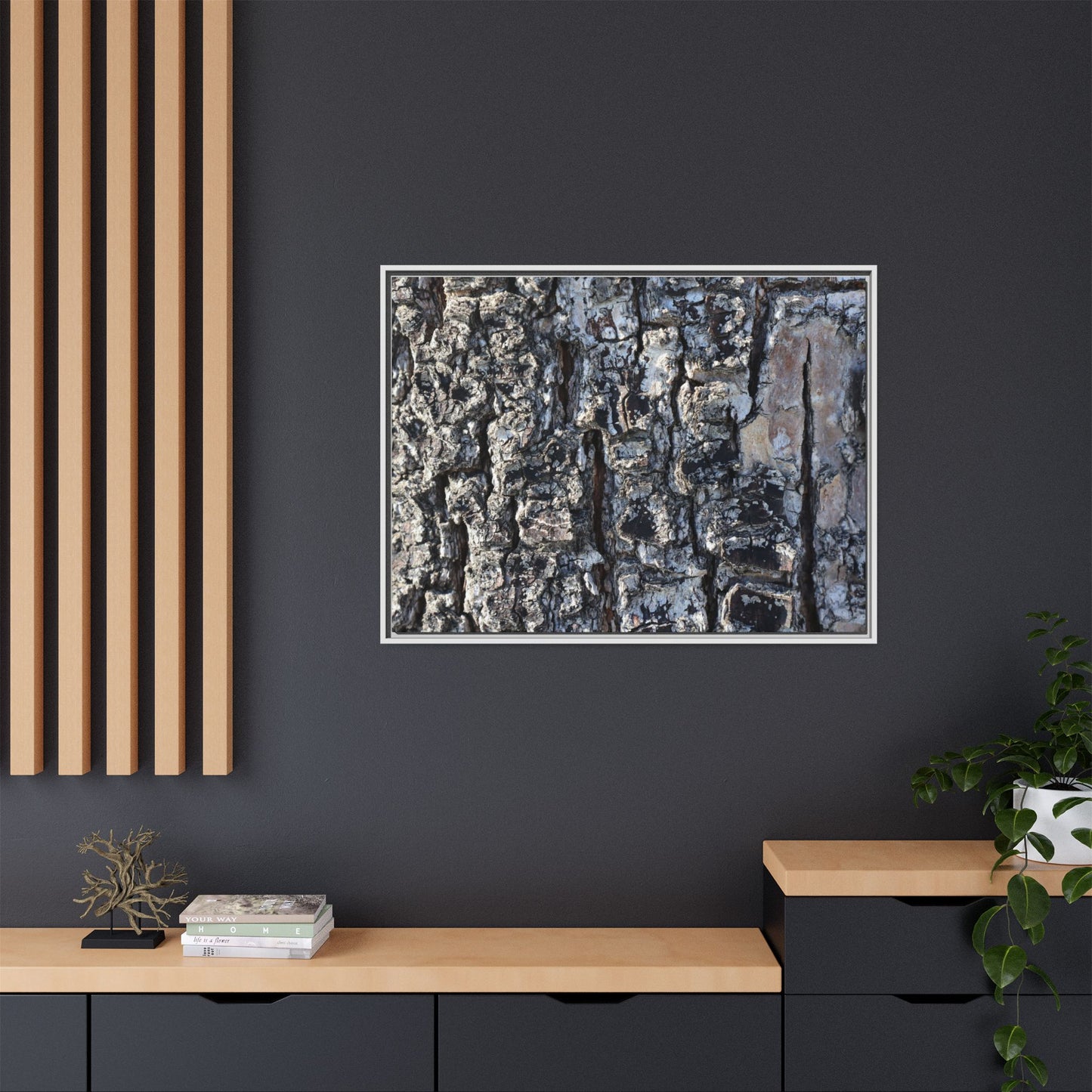 The Bark Chronicles - Unique Stretched Canvas Wall Art - Art By Earth