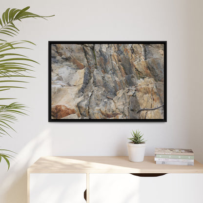 Stone's Silent Symphony - Unique Stretched Canvas Wall Art - Art By Earth