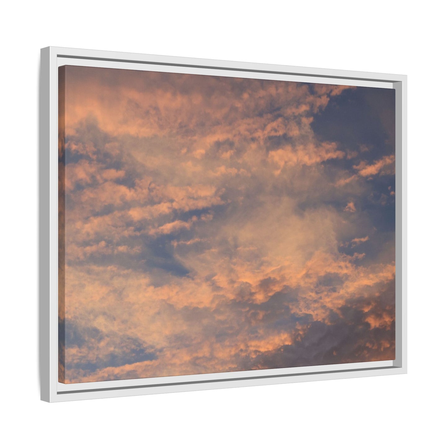 Sunset's Ethereal Canvas - Unique Stretched Canvas Wall Art - Art By Earth