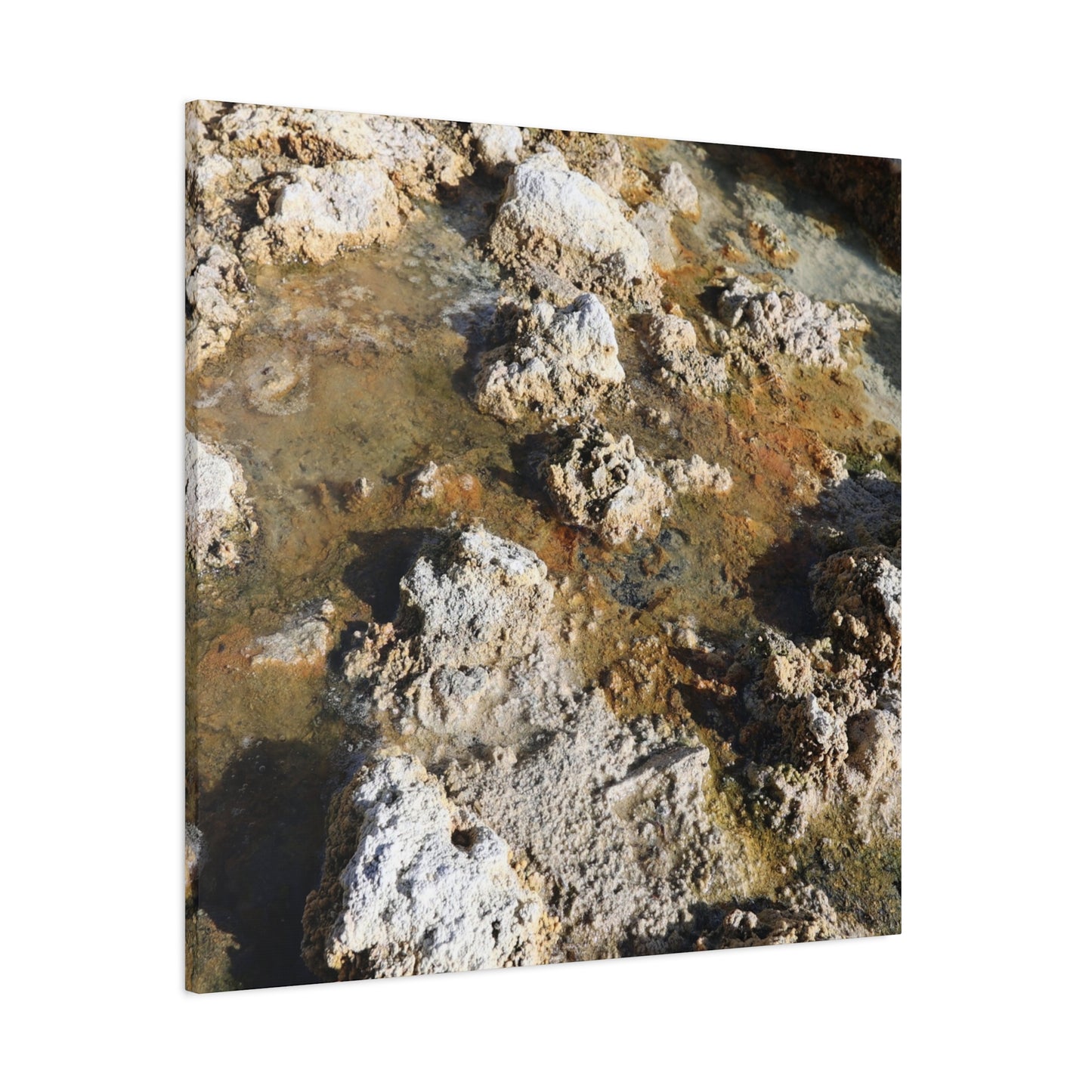 Strata of Decay - Unique Frameless Canvas Wall Art