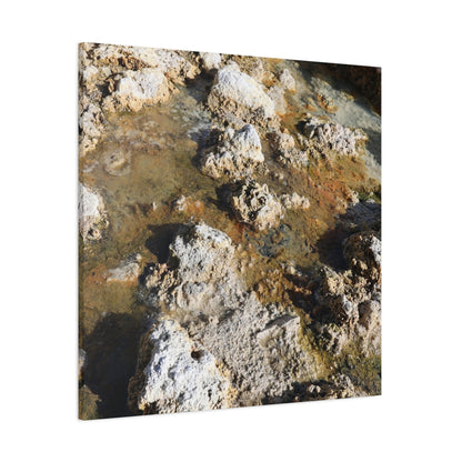 Strata of Decay - Unique Frameless Canvas Wall Art