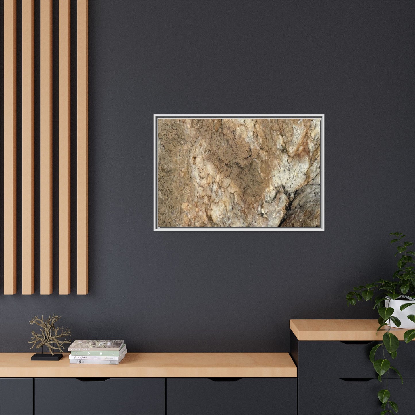 Ancient Stone Wall - Unique Stretched Canvas Wall Art - Art By Earth