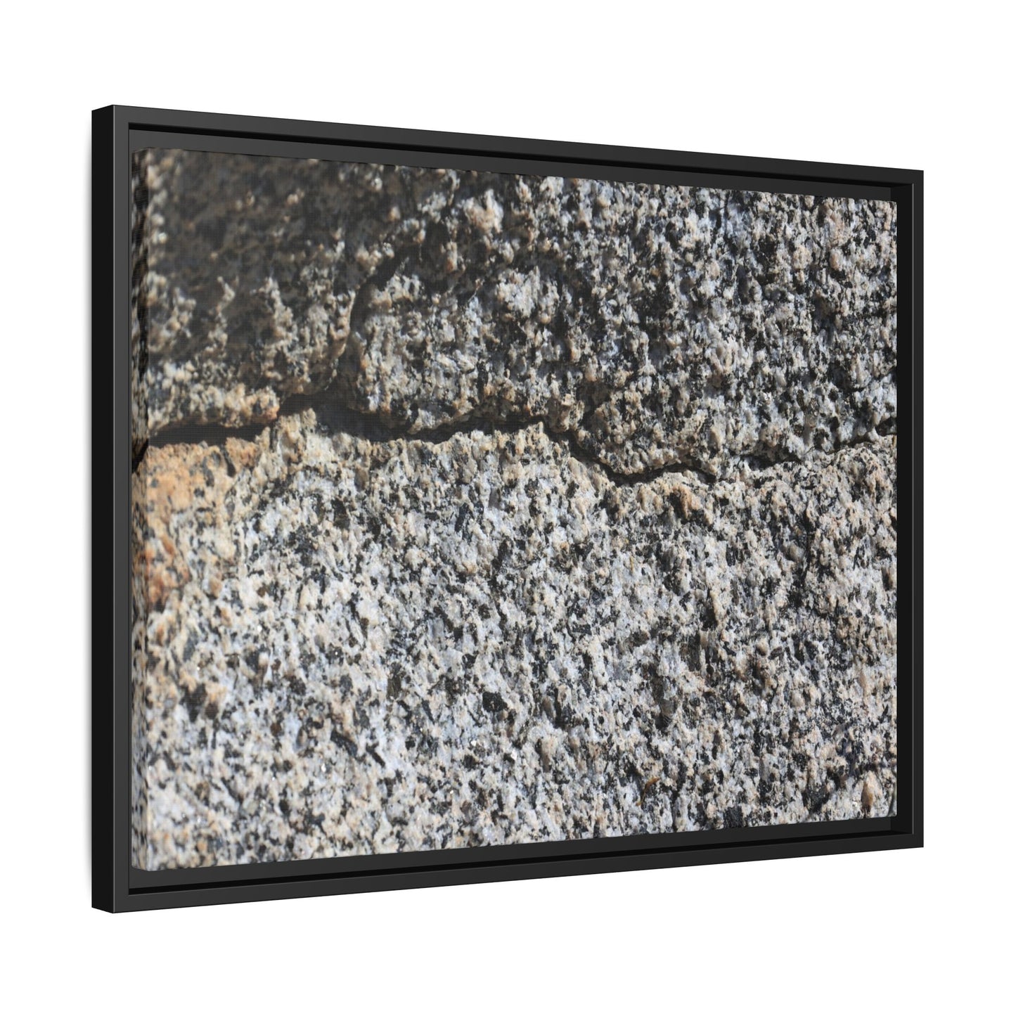 Weathered Stone Surface - Unique Stretched Canvas Wall Art