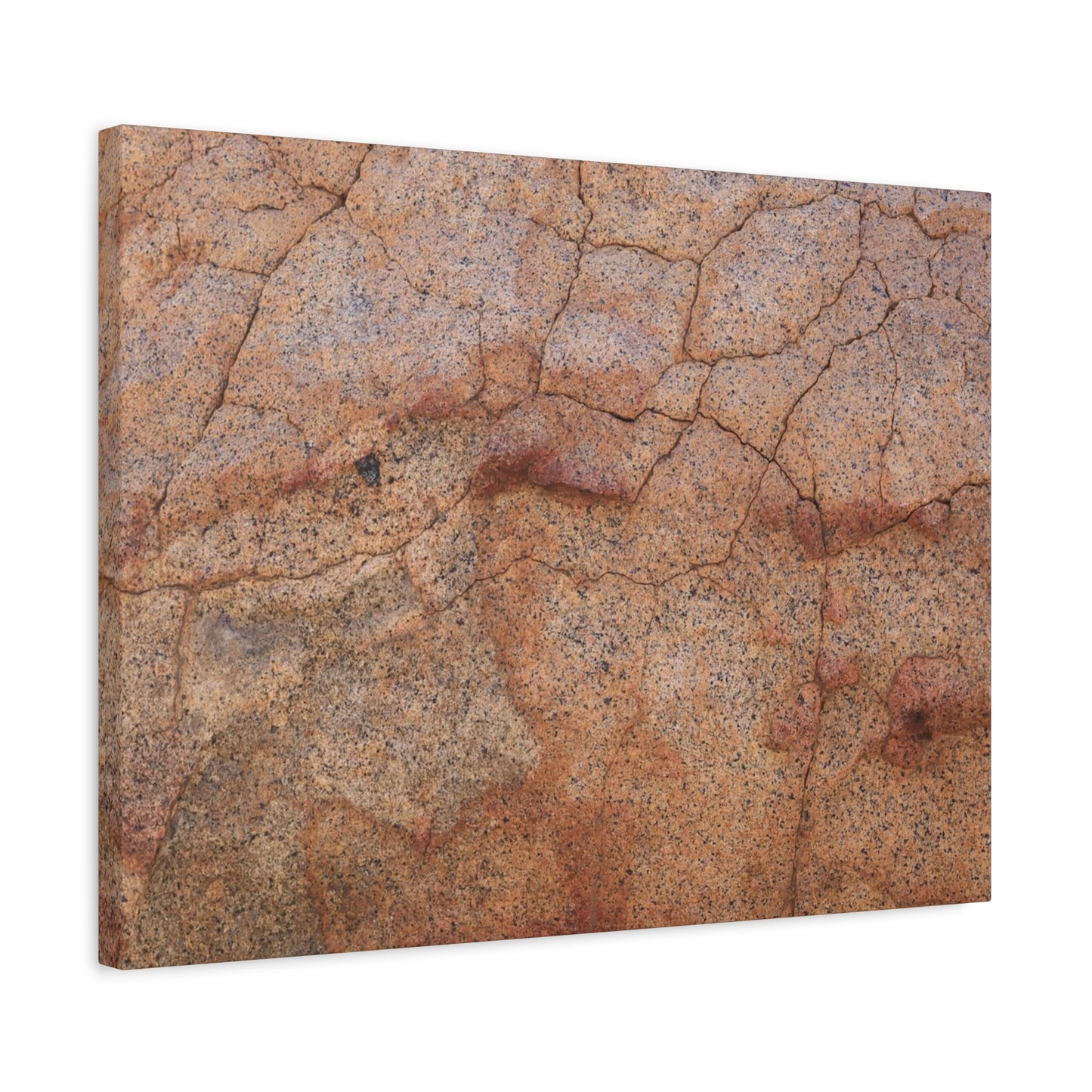 Cracked Earth's Whisper - Unique Frameless Canvas Wall Art - Art By Earth