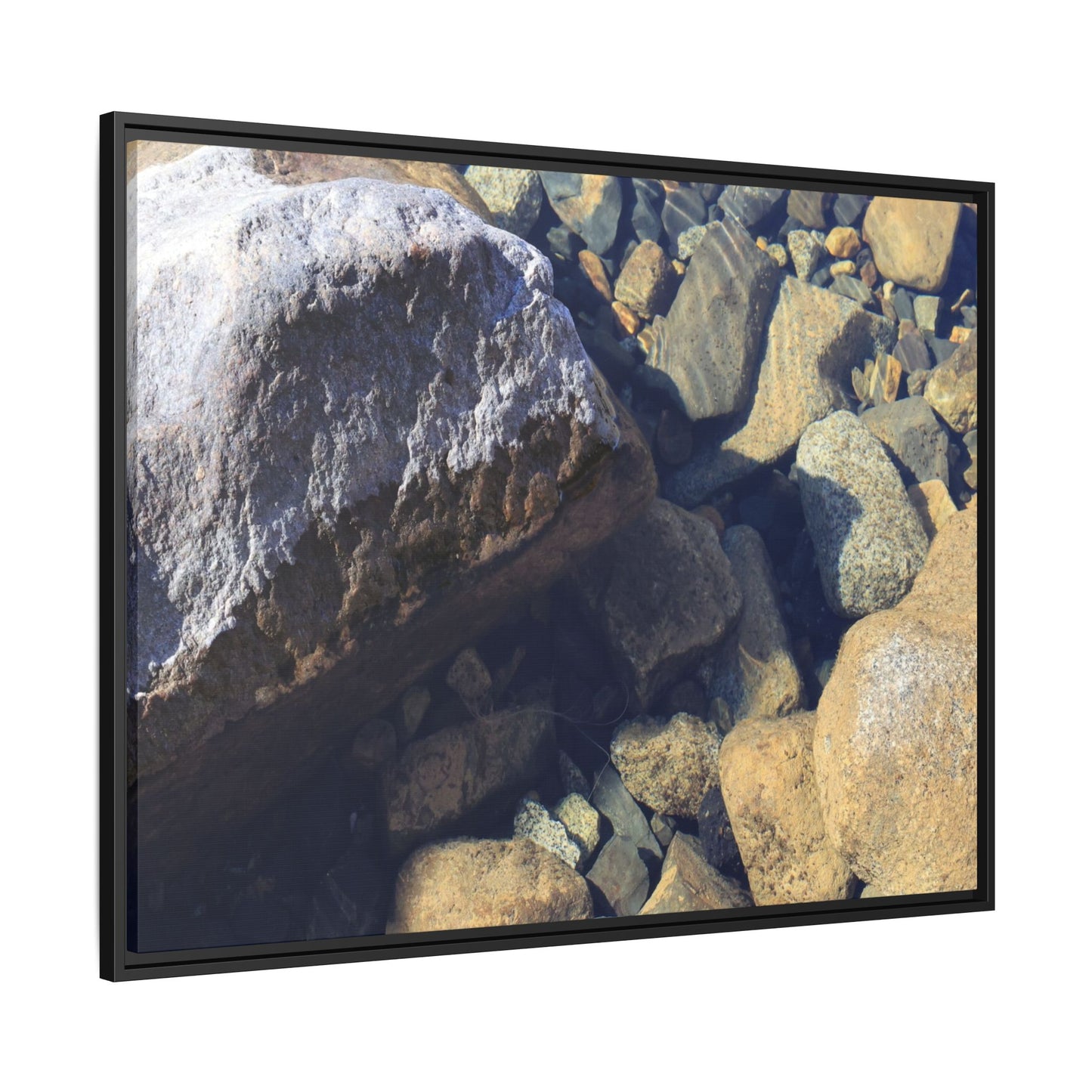 Stone Sanctuary - Unique Stretched Canvas Wall Art