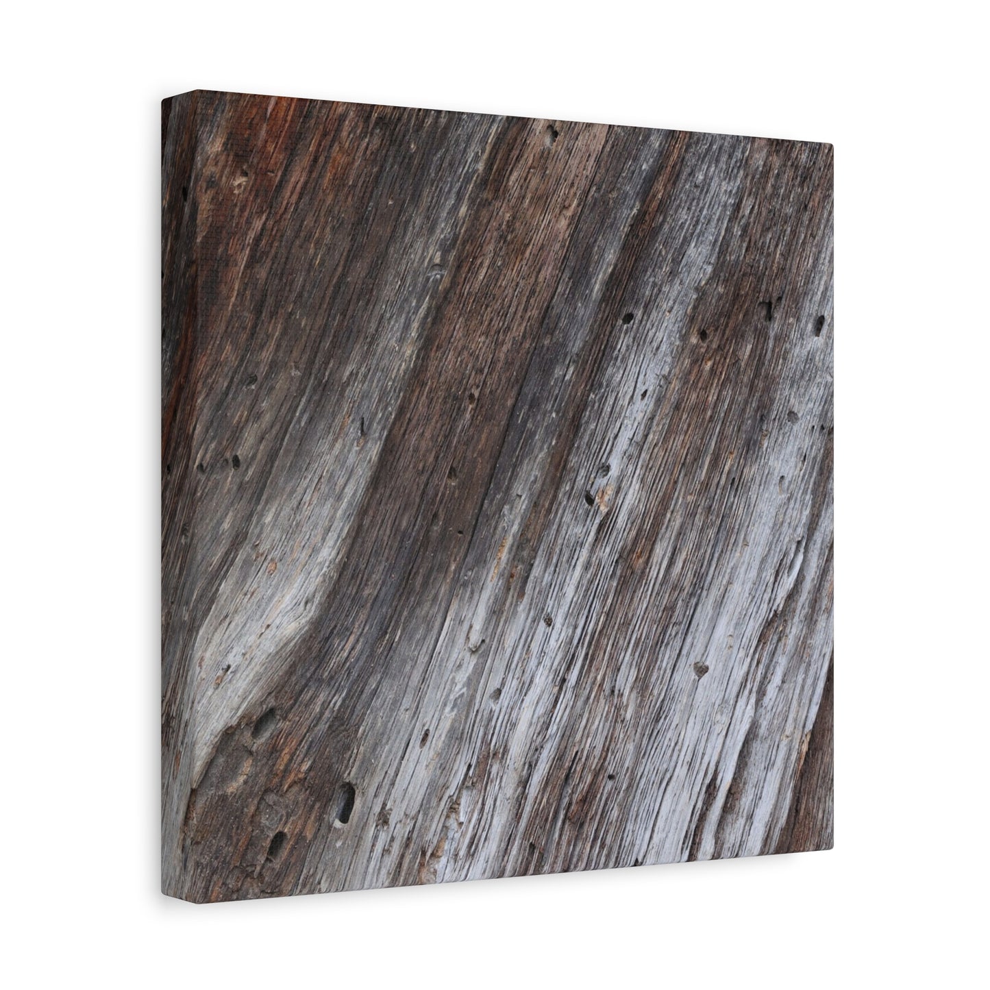 Aged Planks - Unique Frameless Canvas Wall Art - Art By Earth