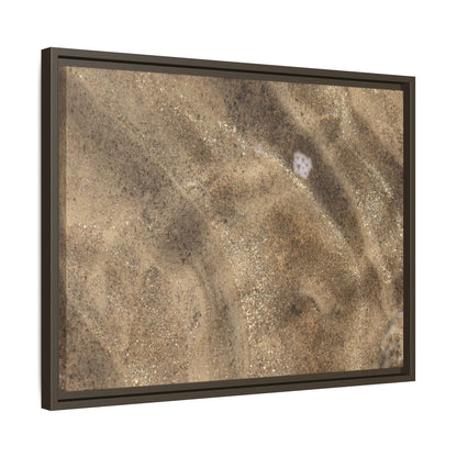 Underwater Sand Exploration - Unique Stretched Canvas Wall Art - Art By Earth