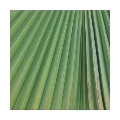 Palm Pulse - Unique Frameless Canvas Wall Art - Art By Earth