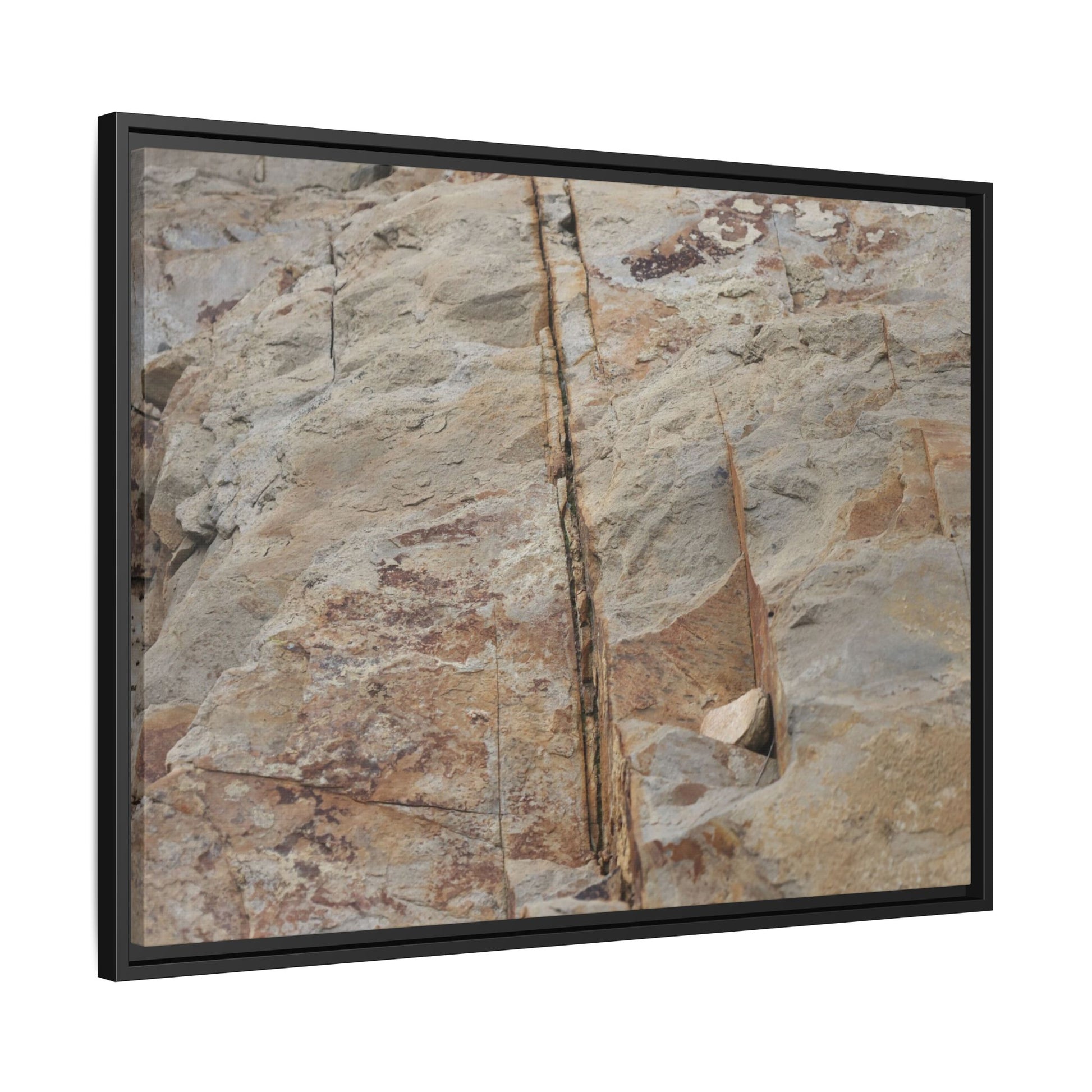 Sedimentary Symphony - Unique Stretched Canvas Wall Art - Art By Earth
