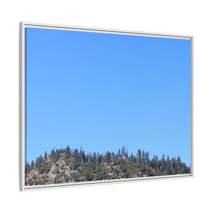 Blue Silence - Unique Stretched Canvas Wall Art