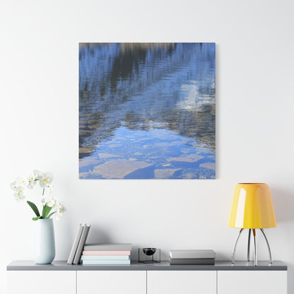 Reflections of Tranquility - Unique Frameless Canvas Wall Art