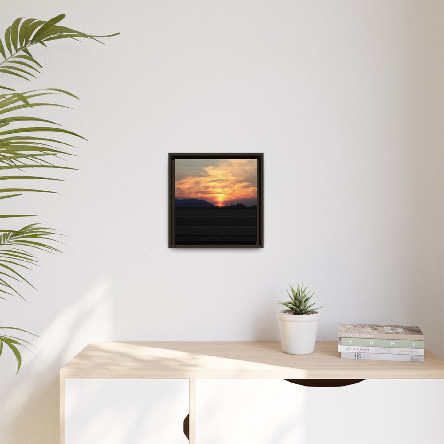 Gilded Horizon - Unique Stretched Canvas Wall Art - Art By Earth