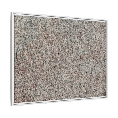 Granular Whispers - Unique Stretched Canvas Wall Art - Art By Earth