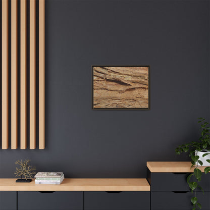 Splintered Bark - Unique Stretched Canvas Wall Art - Art By Earth