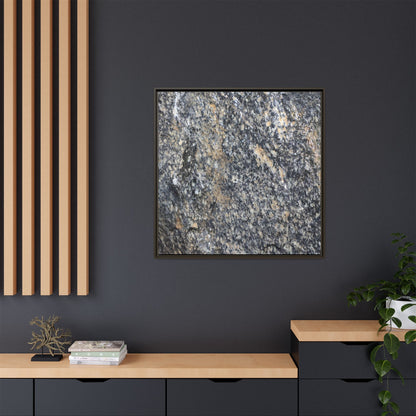 Crystalline Echoes - Unique Stretched Canvas Wall Art - Art By Earth