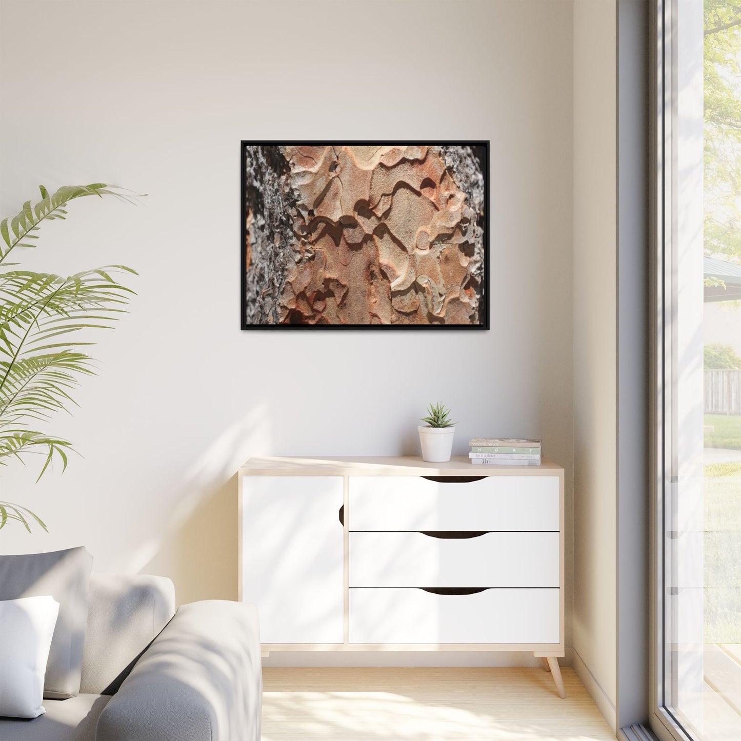 Rust and Stone - Unique Stretched Canvas Wall Art - Art By Earth