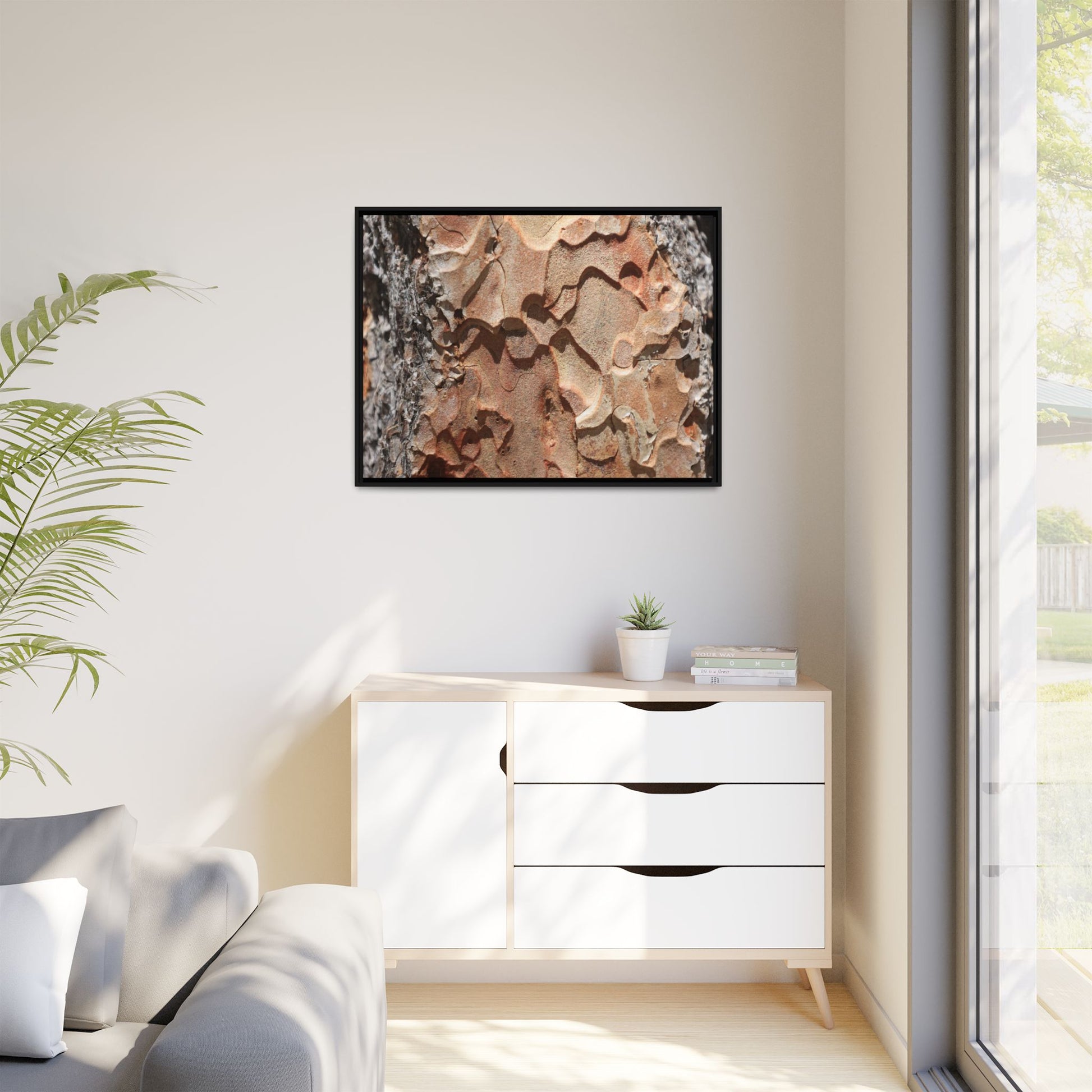 Rust and Stone - Unique Stretched Canvas Wall Art - Art By Earth