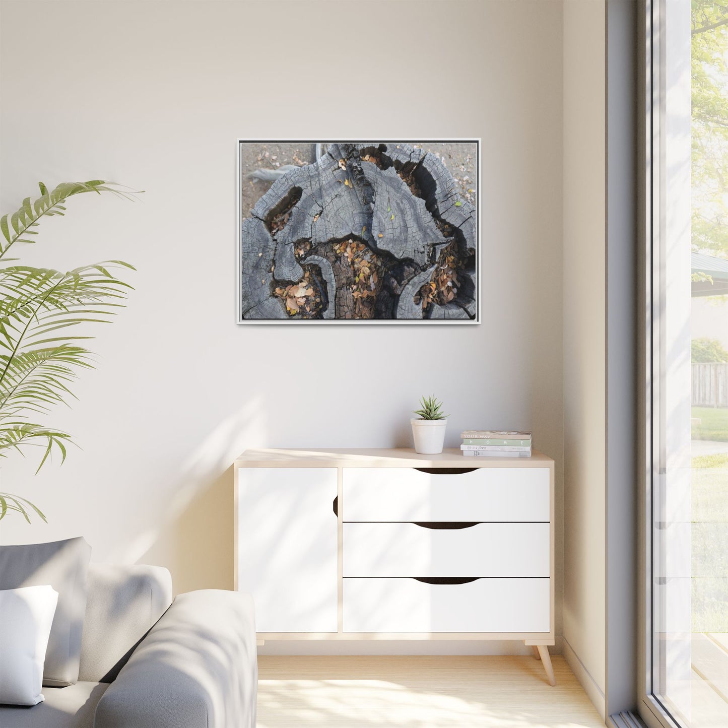 Time's Fractal Memory - Unique Stretched Canvas Wall Art - Art By Earth