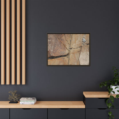 Rusty Crevices - Unique Stretched Canvas Wall Art - Art By Earth
