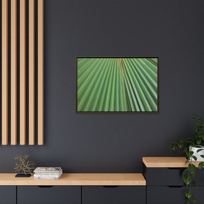 Verdant Veins - Unique Stretched Canvas Wall Art - Art By Earth
