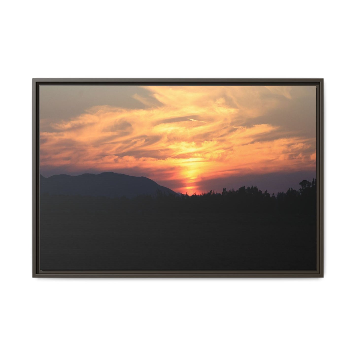 Gilded Horizon - Unique Stretched Canvas Wall Art - Art By Earth