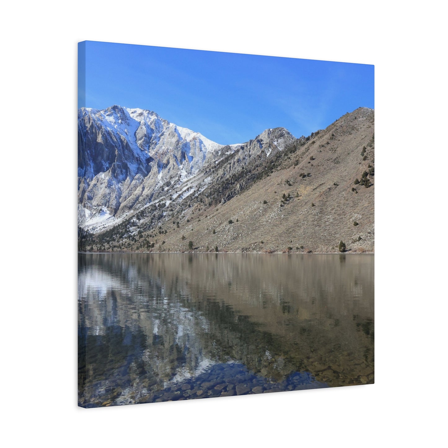 Reflection of Silence - Unique Frameless Canvas Wall Art