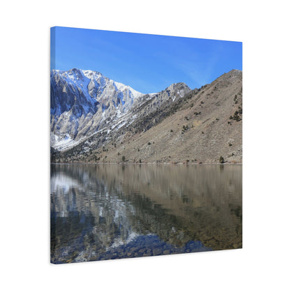 Reflection of Silence - Unique Frameless Canvas Wall Art