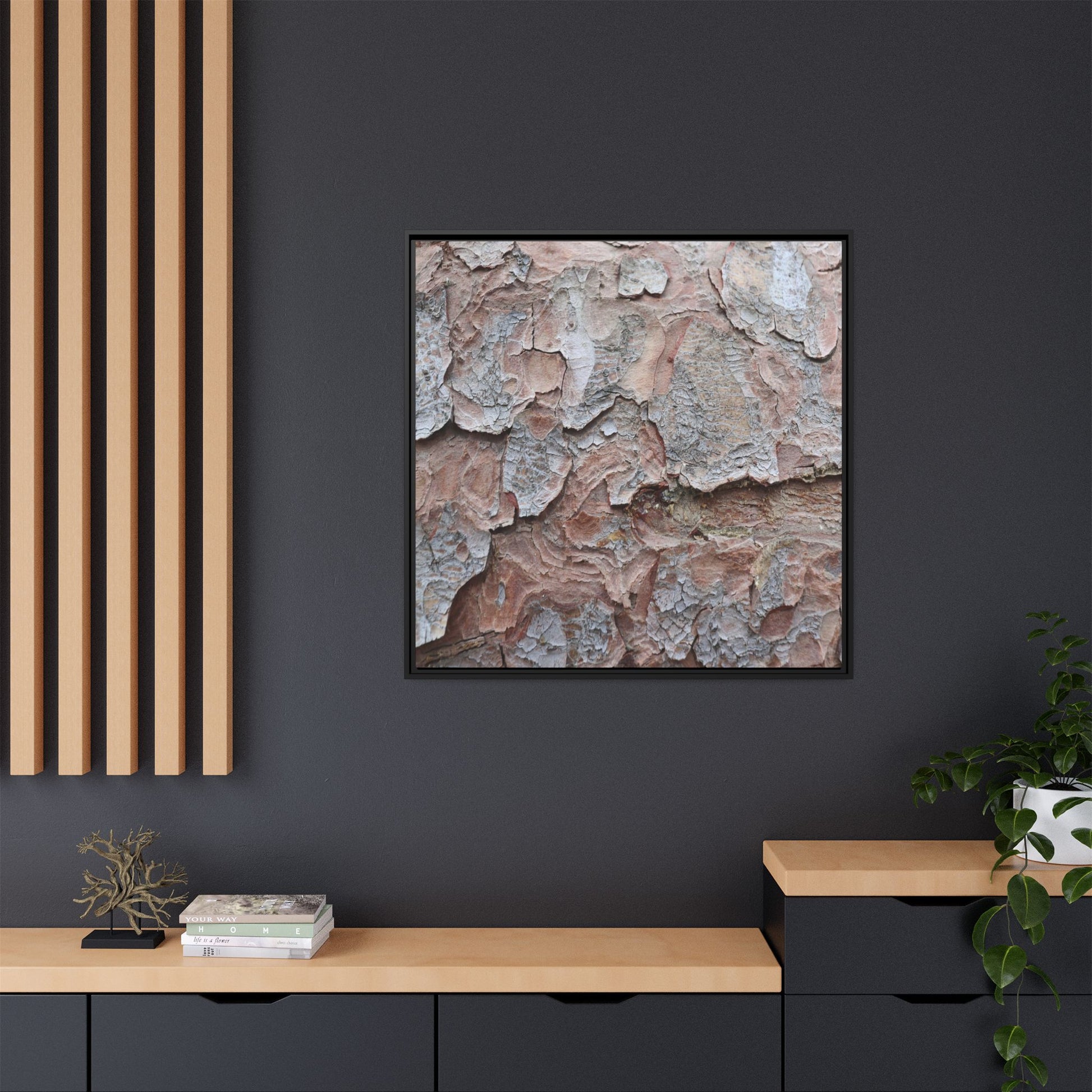 Flaking Serenity - Unique Stretched Canvas Wall Art - Art By Earth