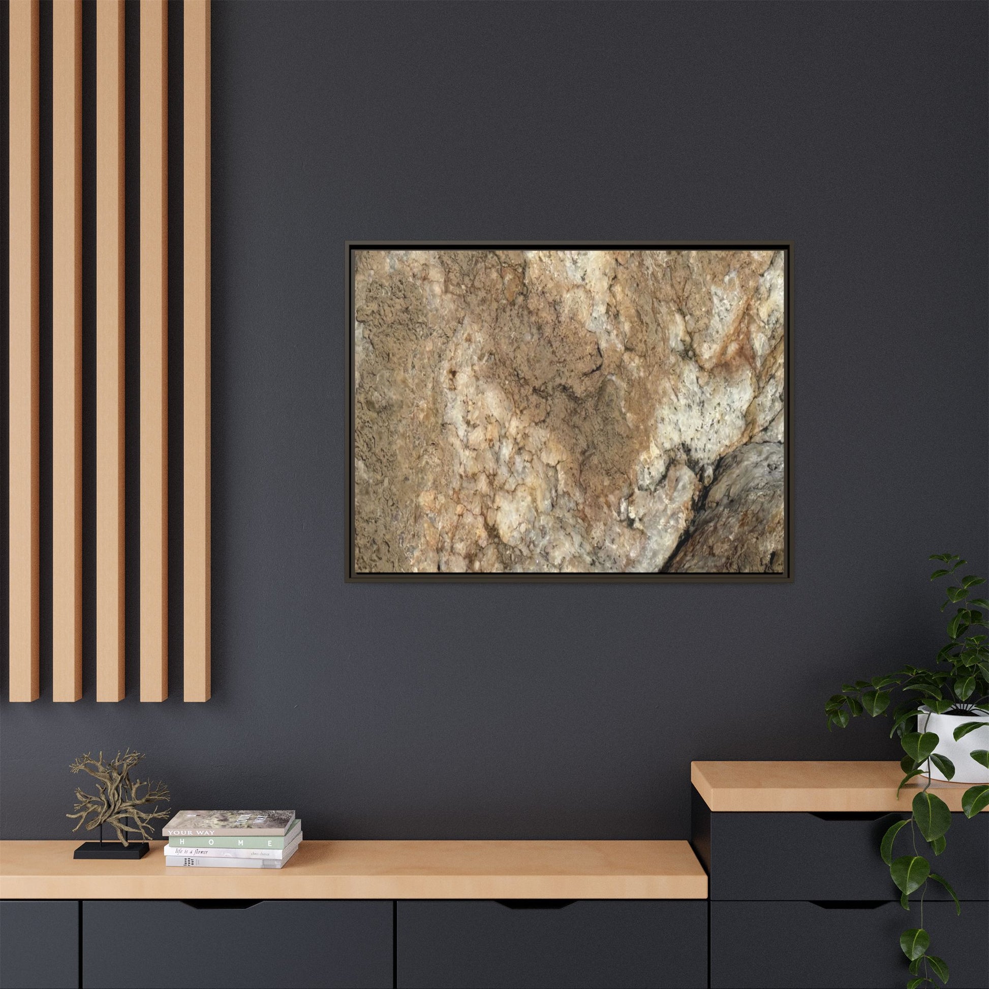 Ancient Stone Wall - Unique Stretched Canvas Wall Art - Art By Earth