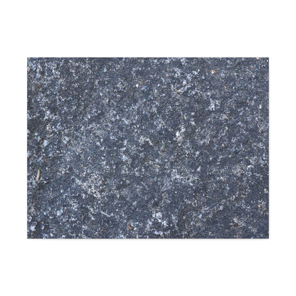 Frozen Whispers of Stone - Unique Frameless Canvas Wall Art - Art By Earth