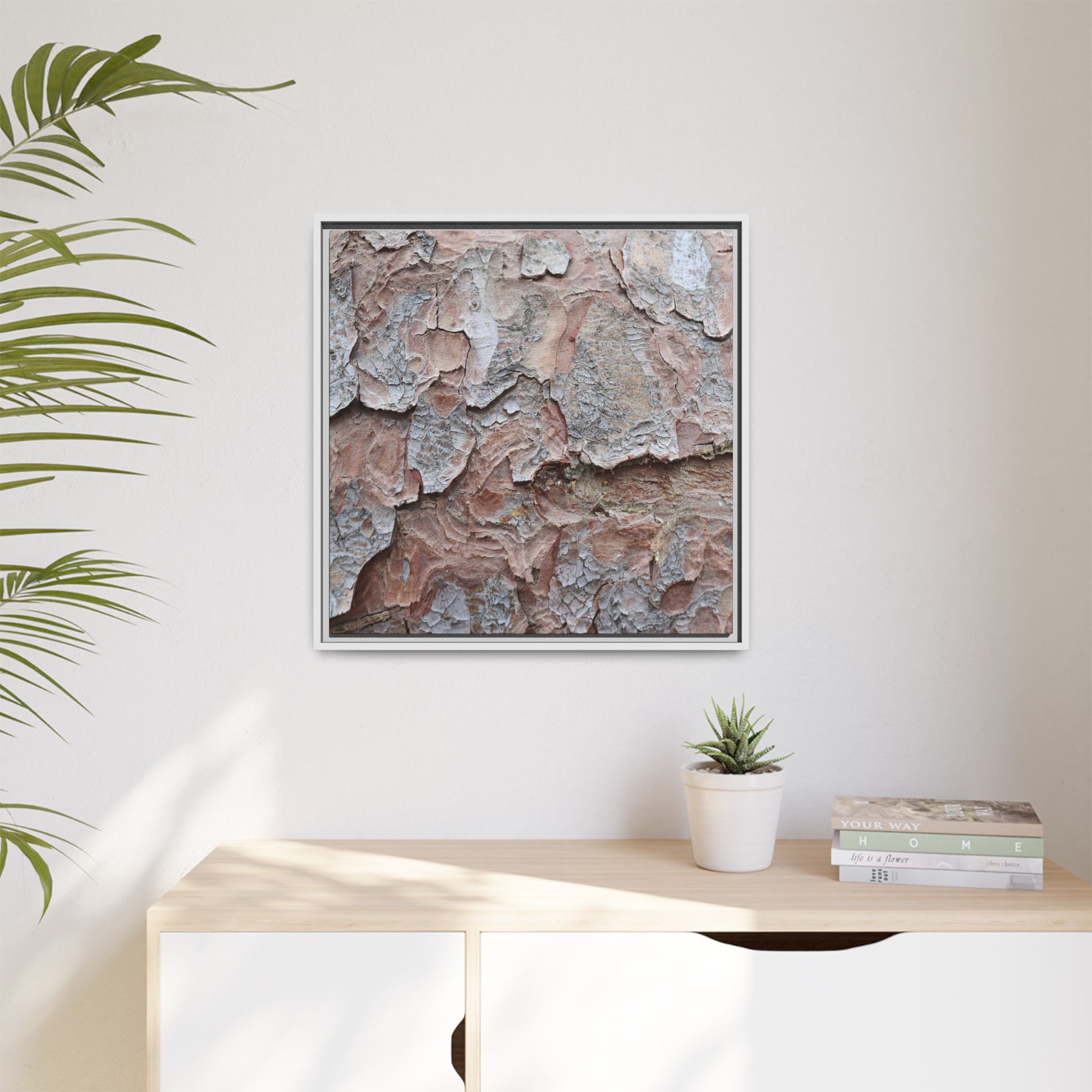 Flaking Serenity - Unique Stretched Canvas Wall Art - Art By Earth