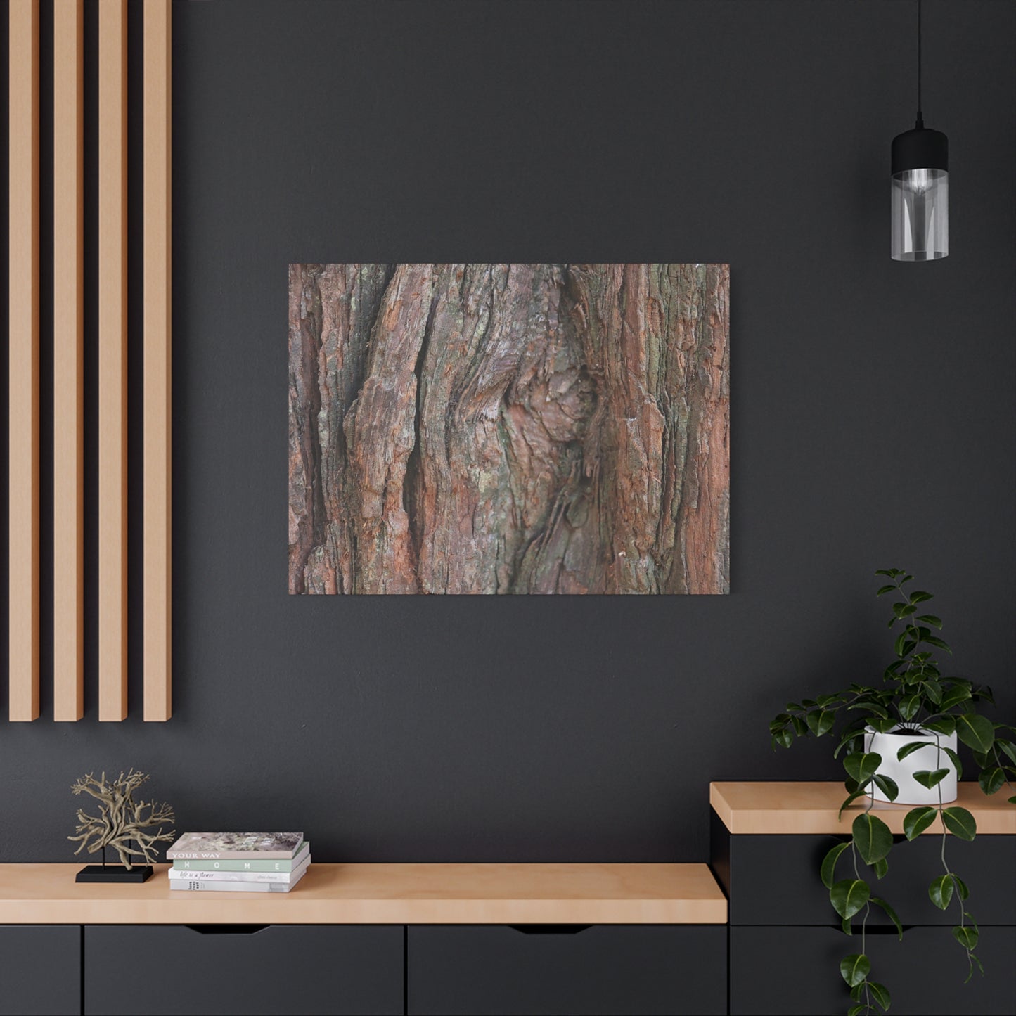 Rustic Embrace - Unique Frameless Canvas Wall Art - Art By Earth