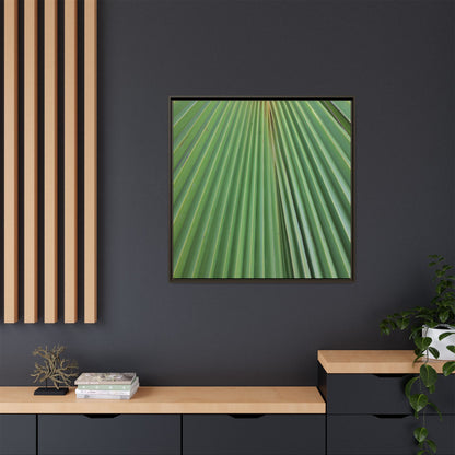 Verdant Veins - Unique Stretched Canvas Wall Art - Art By Earth