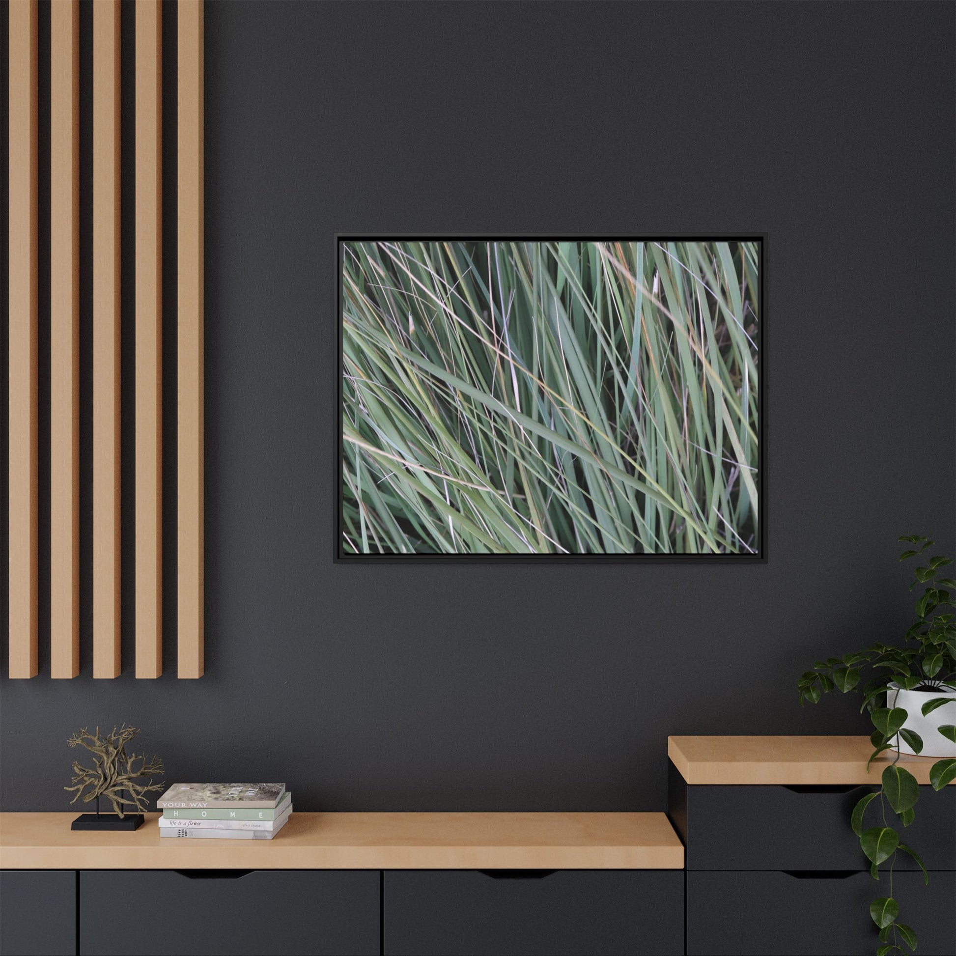 Grassland Symphony - Unique Stretched Canvas Wall Art - Art By Earth