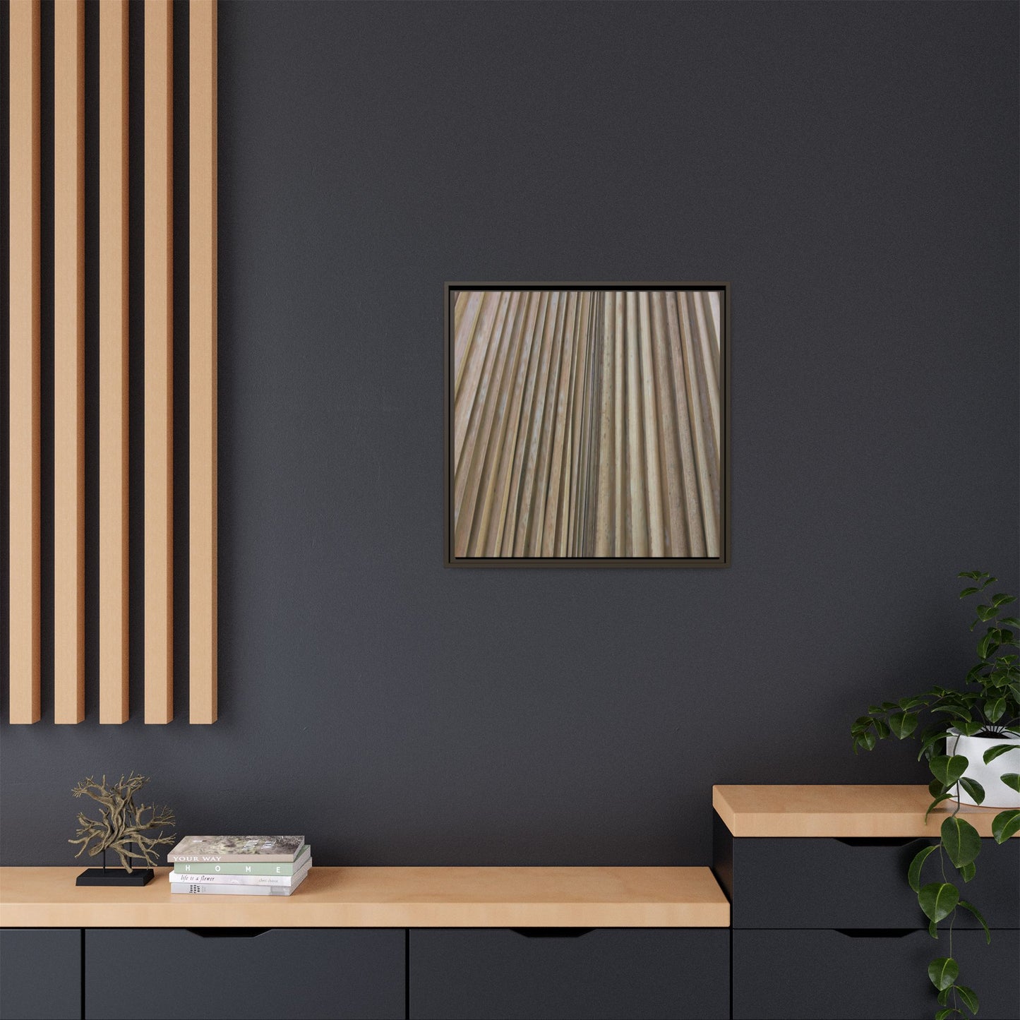 Wooden Whispers - Unique Stretched Canvas Wall Art - Art By Earth