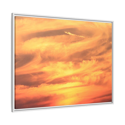 Burning Skies - Unique Stretched Canvas Wall Art - Art By Earth