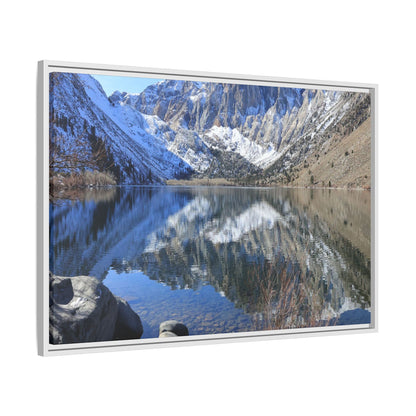 Reflections of Stillness - Unique Stretched Canvas Wall Art