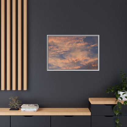 Sunset's Ethereal Canvas - Unique Stretched Canvas Wall Art - Art By Earth