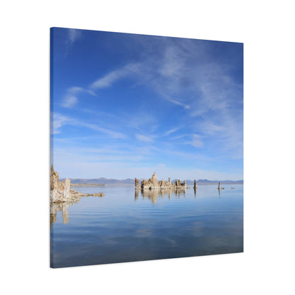 Stillness Reflected - Unique Frameless Canvas Wall Art