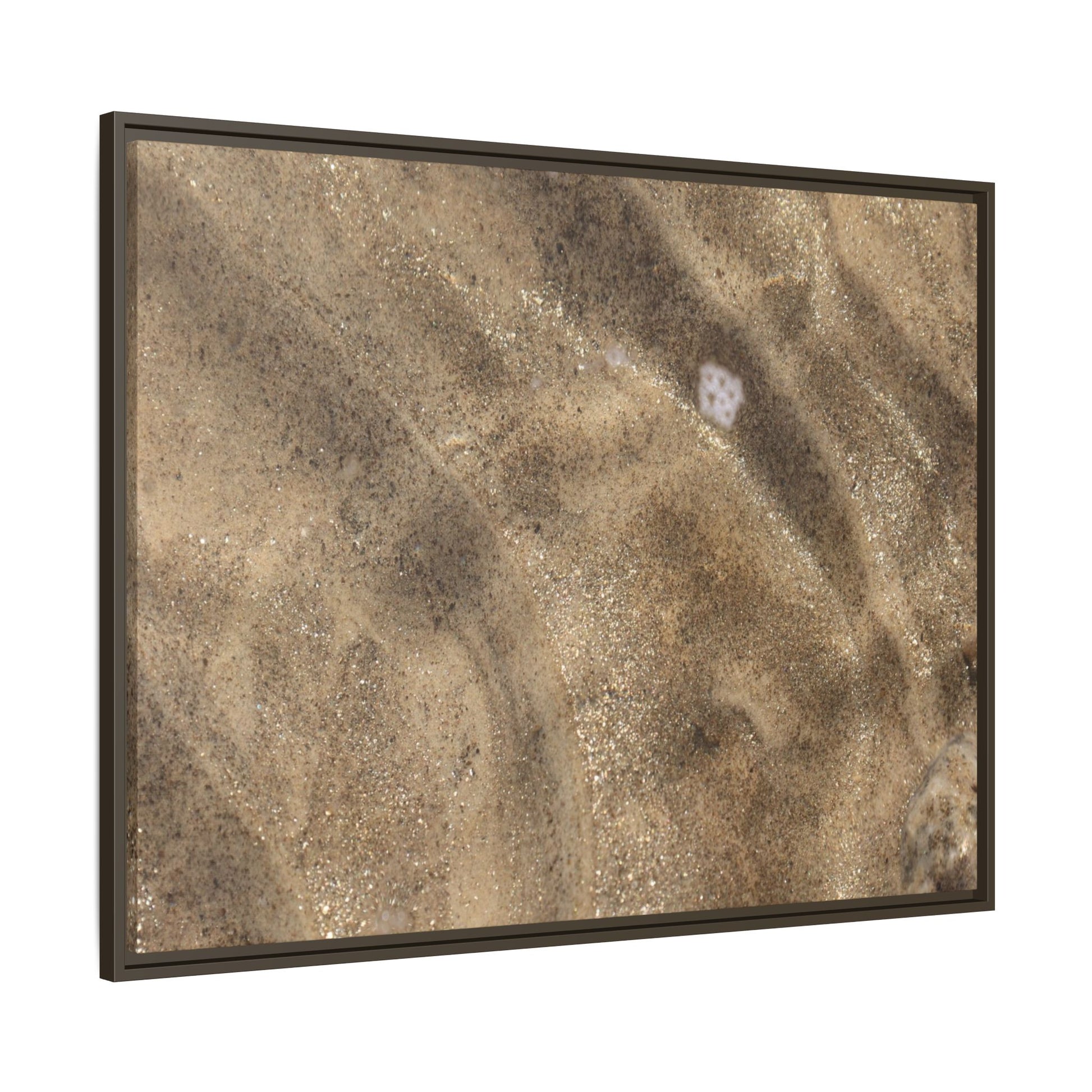 Underwater Sand Exploration - Unique Stretched Canvas Wall Art - Art By Earth