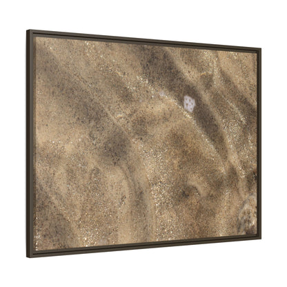 Underwater Sand Exploration - Unique Stretched Canvas Wall Art - Art By Earth