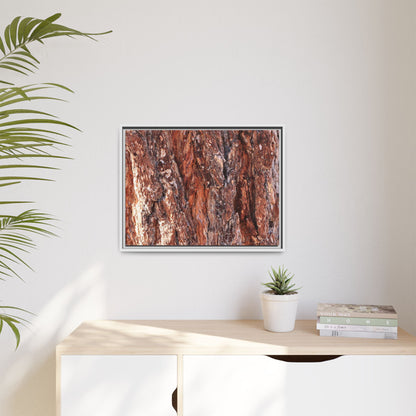 Wooden Mosaic - Unique Stretched Canvas Wall Art